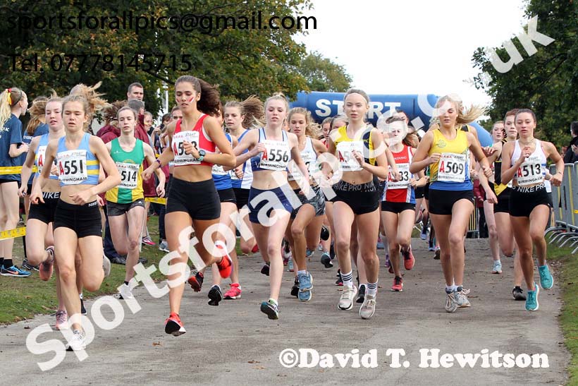 Womens under-17 3 stage road relay, 2019 ERRA 6 and 4 Stage Relay and Young Athletes.  Photo: David T. Hewitson/Sports for All Pics